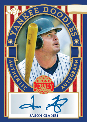 Yankee Doodles Jason Giambi MOCK UP