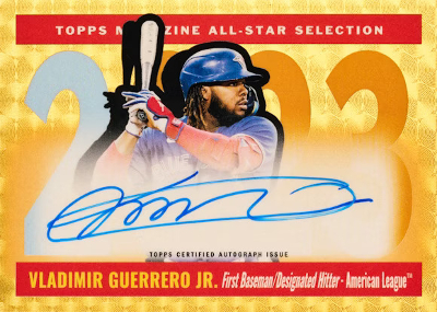 1960 Topps All-Star SuperFractor Auto Vladimir Guerrero Jr MOCK UP