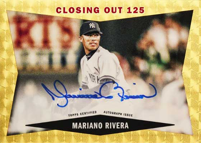 1960 Topps SuperFractor Auto Mariano Rivera MOCK UP