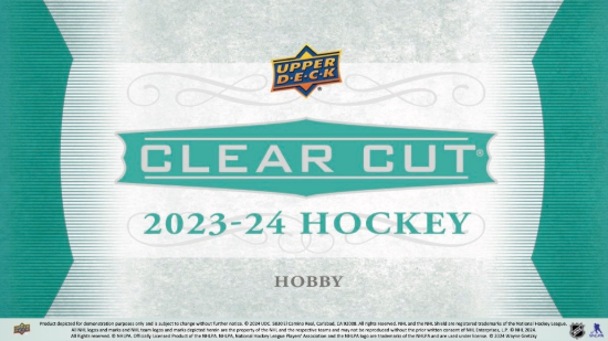 2023-24 Upper Deck Clear Cut Hockey