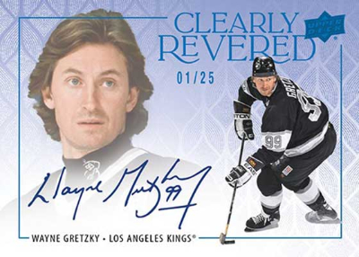 Clearly Revered Autos Blue Wayne Gretzky MOCK UP