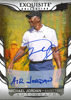 Exquisite Collection Gold Spectrum Auto Michael Jordan