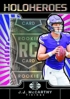 HoloHeroes Rookies JJ McCarthy MOCK UP