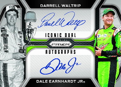 Iconic Dual Auto Darrell Waltrip, Dale Earnhardt jr MOCK UP