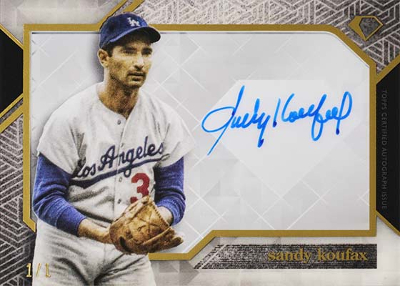 Icons of the Diamond Auto Sandy Koufax