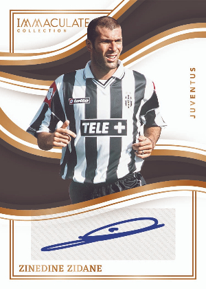 Immaculate Auto Zinedine Zidane MOCK UP