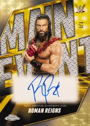 Main Event Signatures Roman Reigns MOCK UP