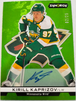 NHL Impressions Green Superstars Auto Kirill Kaprizov