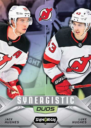 Synergistic Duos Jack Hughes, Luke Hughes MOCK UP