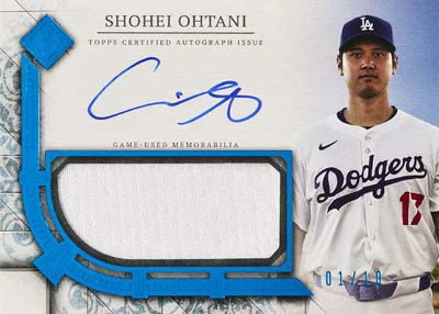 Transcendent Collection Auto Relics Shohei Ohtani MOCK UP