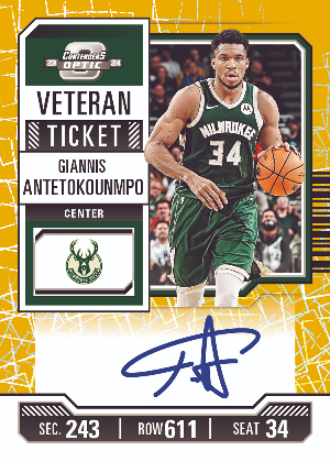 Veteran Ticket Auto Lazer Giannis Antetkounmpo MOCK UP