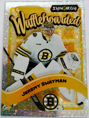 Waffleboarded Jeremy Swayman