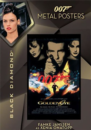 007 Metal Posters - Goldeneye Famke Janssen as Xenia Onatopp MOCK UP