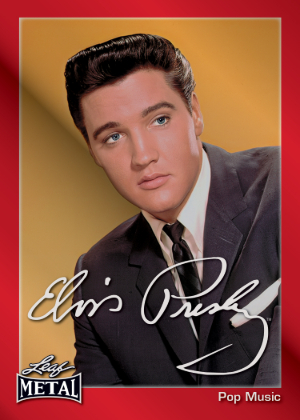 1960 Leaf Pop Music Metal Elvis MOCK UP