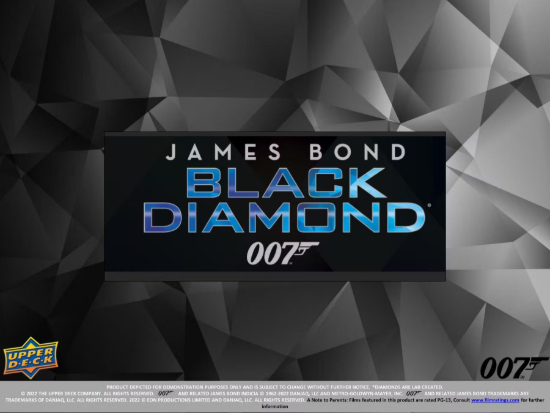 2023 Upper Deck Black Diamond James Bond