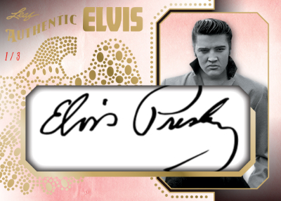 Authentic Elvis Cut Signatures MOCK UP