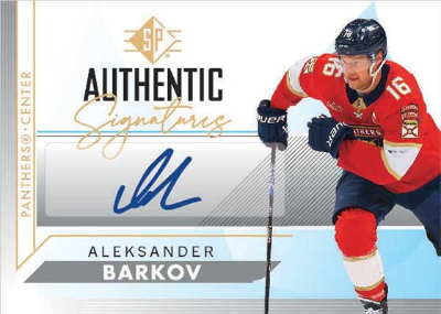 Authentic Signatures Aleksander Barkov MOCK UP