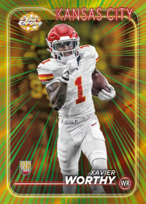 Base Rookie Xavier Worthy MOCK UP