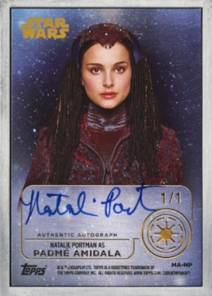 Beskar Metal Auto Gold Natalie Portman as Padme Amidala MOCK UP