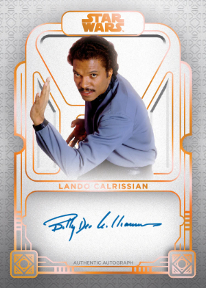 Design A Auto Orange Billy Dee Williams as Lando Calrissian MOCK UP