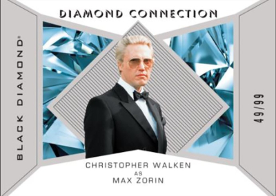 Diamond Connections Cristopher Walken as Max Zorin MOCK UP