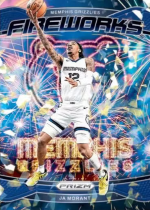 Fireworks Prizms Blue Ice Ja Morant MOCK UP