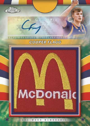 Golden Patch Autos McDonald's Patch Cooper Flag MOCK UP