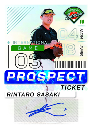 Holo Prospect Ticket Signatures Tintaro Sasaki MOCK UP