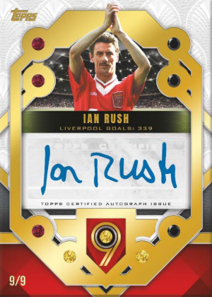 No. 9 Auto Relic Ian Rush MOCK UP