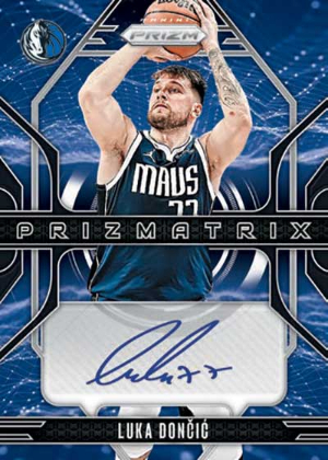 Prizmatrix Signatures Prizms Black Luka Doncic MOCK UP