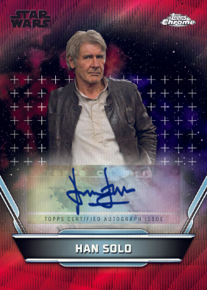 Star Wars Auto Red Hyperlanes Harrison Ford as Han Solo MOCK UP