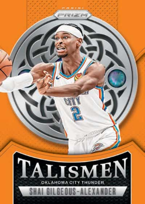 Talismen Prizm Orange Shai Gilfeous-Alexander MOCK UP