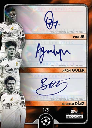 Triple Threat Auto Vini Jr, Arda Guler, Brahim Diaz MOCK UP