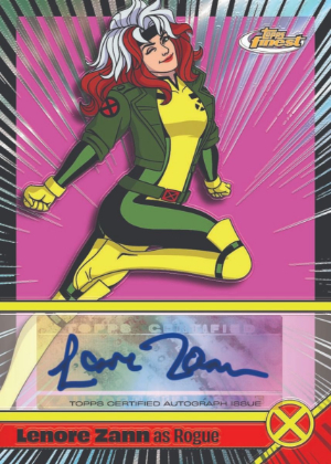 Voice Actor Auto Lenore Zann as Rogue MOCK UP