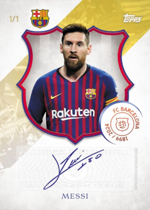 125 Legacy Auto Gold Lionel Messi MOCK UP