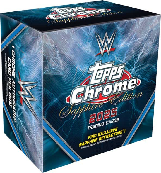 2025 Topps Chrome Sapphire WWE