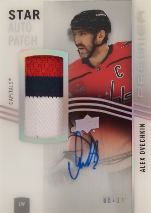 Acetate Star Patch Auto Alex Ovechkin