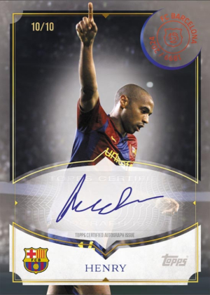 Barca Bow Auto Black Thierry Henry MOCK UP