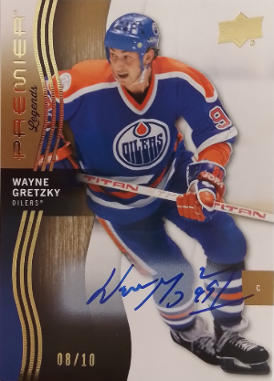 Base Auto Legends Wayne Gretzky