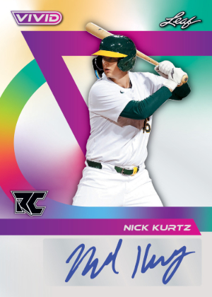 Base Auto XRC Nick Kurtz MOCK UP