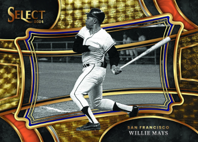 Base Diamond Level Gold Vinyl Willie Mays MOCK UP