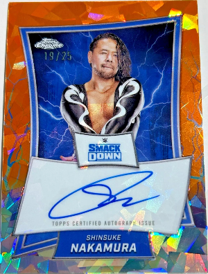 Blue Brand Auto Orange Sapphire Shinsuke Nakamura