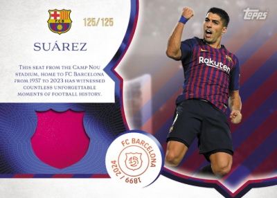 Camp Nou Seat Relics Barca Anniversary Luis Suárez MOCK UP