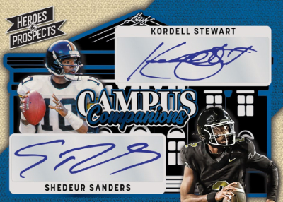 Campus Companions Auto Kordell Stewart, Shedeur Sanders MOCK UP