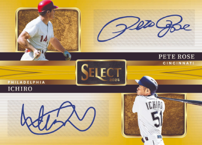 Dual Signatures Gold Pete Rose, Ichiro MOCK UP