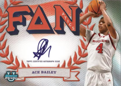 Fanatics Fraternity Auto Ace Bailey MOCK UP