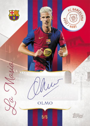 La Masia Foundations Auto Red Dani Olmo MOCK UP