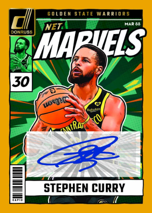 Net Marvels Signatures Gold Stephen Curry MOCK UP