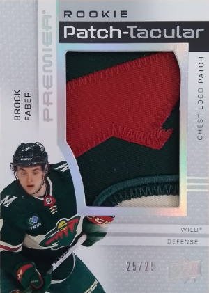 Rookie Patch-Tacular Chest Logos Brock Faber