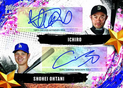 Stars of Japan Dual Autos Ichiro, Shohei Ohtani MOCK UP